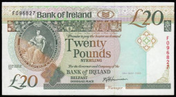 Northern Ireland - Bank of Ireland Twenty Pounds 28.5.1993 signature Harrison, F096827, Pick 72b, UNC

Estimate: GBP 50 - 70