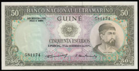 Portuguese Guinea 50 Escudos 1971, Nuno Tristao, No. 581174, Pick 44a UNC

Estimate: GBP 30 - 50