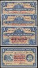 Scotland The Union Bank of Scotland One Pounds (4) 5th October 1934 Fine one or two pinholes, 14th January 1942 VF, 31st July 1947 VF and 8th December...