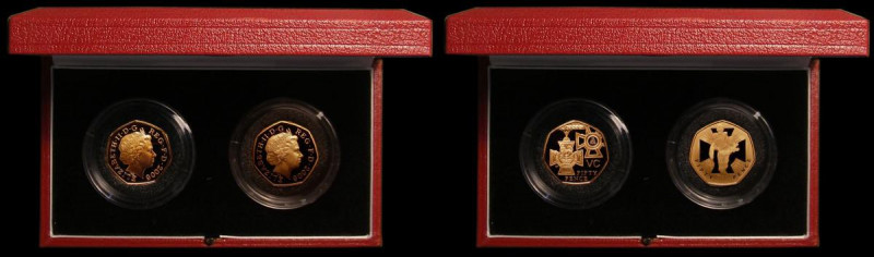 Fifty Pence 2006 a 2-coin set The Victoria Cross - The Award S.H15 and The Victo...