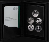 Fifty Years of the Fifty Pence - British Military Set a 5-coin set 2019 Cupro-Nickel Proofs, S.PS131 comprising previously issued reverse types: Battl...