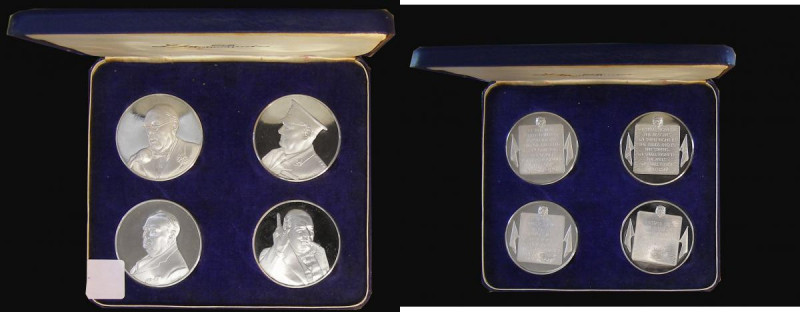The Churchill Medals a 4-piece set by John Pinches (Medallists) Ltd. undated eac...
