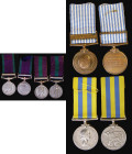 A group of four to 21064981 Cpl. T.H.Richardson R.Sigs, comprising Korea War Medal, United Nations Korea medal in bronze (this un-named) General Servi...
