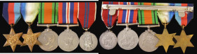 A World War II group of four comprising 1939-45 Star, Atlantic Star, Defence Medal, War Medal 1939-45 and Queen Elizabeth II Coronation Medal all with...