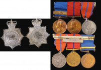 Metropolitan Police group of three awarded to P.C J.Fairman, comprising Queen Victoria Diamond Jubilee Medal dated 1887 with 1897 bar, in bronze NVF c...