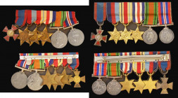 World War II Group of five 1939-45 Star, Africa Star, France and Germany Star, Defence Medal, 1939-45 War Medal, and Royal Red Cross Medal (Elizabeth ...
