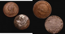 Five Shillings And Sixpence Bank Token 1811 Electrotypes or clich&eacute;s (2 pieces) Obverse and Reverse both in copper and uniface, the Obverse 42mm...