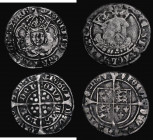 Groats (2) Henry VII facing bust, Crown with one jewelled and one plain arch, S.2199A, North 1705c, mintmark Anchor, 2.74 grammes, Fine or better for ...