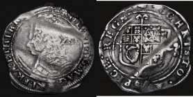Shilling Charles II Third Hammered issue with BRI FRA ET HIB obverse legend, S.3322, ESC 1019, Bull 309, 5.66 grammes, mintmark Crown, VG/Fine on an i...