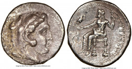 MACEDONIAN KINGDOM. Alexander III the Great (336-323 BC). AR tetradrachm (27mm, 10h). NGC Choice VF. Lifetime issue of Tarsus, ca. 327-323 BC. Head of...