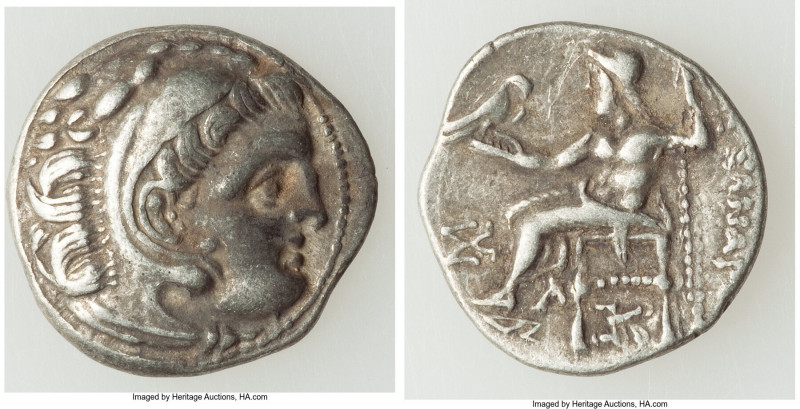 MACEDONIAN KINGDOM. Alexander III the Great (336-323 BC). AR drachm (19mm, 4.18 ...