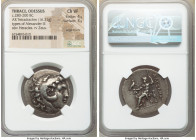 THRACE. Odessus. ca. 280-200 BC. AR tetradrachm (29mm, 16.31 gm, 11h). NGC Choice VF 4/5 - 3/5, edge marks. Posthumous issue in the name and types of ...