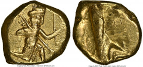 ACHAEMENID PERSIA. Darius I-Xerxes II (ca. 5th century BC). AV daric (17mm, 8.23 gm). NGC XF 4/5 - 4/5. Lydo-Milesian standard. Sardes mint, ca. 485-4...