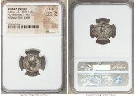 Sabina (AD 128-136/7). AR denarius (18mm, 3.14 gm, 6h). NGC Choice XF 5/5 - 3/5. Rome, ca. 128-136/7. SABINA AVGVSTA, diademed, draped bust of Sabina ...