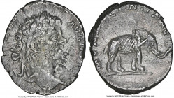 Septimius Severus (AD 192-211). AR denarius (17mm, 2.25 gm, 6h). XF 3/5 - 3/5. Rome, AD 197. L SEPT SEV PERT-AVG IMP VIIII, laureate head of Septimius...