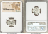 Gordian III (AD 238-244). AR denarius (20mm, 2.52 gm, 6h). NGC MS 4/5 - 4/5 Rome, summer AD 241. IMP GORDIANVS PIVS FEL AVG, laureate, draped and cuir...