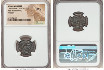 Constantine I the Great (AD 307-337). AE3 or BI nummus (19mm, 5h). NGC MS. Antioch, 7th officina, AD 327-328 and AD 328-329. CONSTAN-TINVS AVG, plain ...