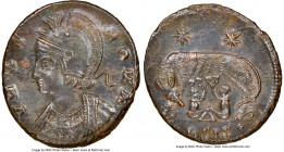 Constantinople Commemorative (ca. AD 330-340). AE3 or BI nummus (18mm, 7h). NGC MS. Siscia, 2nd officina, AD 334-335, struck under Constantine I to co...