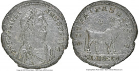 Julian II (AD 360-363). BI maiorina or AE 1 (29mm, 10h). NGC XF. Heraclea, 2nd officina, 3 November AD 361-26 June AD 363. D N FL CL IVLI-ANVS P F AVG...