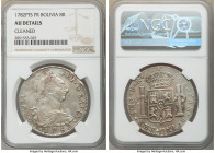 Charles III Pair of Certified 8 Reales AU Details (Cleaned) NGC, 1) 8 Reales 1782 PTS-PR - Potosi mint, KM55 2) 8 Reales 1786 PTS-PR - Potosi mint, KM...