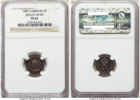 Victoria Proof 3 Pence 1887 PR63 NGC, KM758, S-3931. Jubilee head type. 

HID09801242017

© 2020 Heritage Auctions | All Rights Reserved