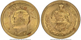 Muhammad Reza Pahlavi gold Pahlavi SH 1339 (1960) MS65+ NGC, KM1162. A highly attractive gold issue laden with an abundance of mint frost easily casca...