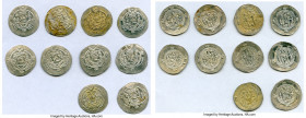 Abbasid Governors of Tabaristan 10-Piece Lot of Uncertified Assorted Hemidrachms, Includes 10 Anonymous issues of various dates. Conditions range from...
