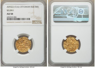 Ottoman Empire. Selim I (AH 918-926 / AD 1512-1520) gold Sultani AH 922 (AD 1516/1517) AU58 NGC, Misr mint (in Egypt), A-1314.

HID09801242017

© ...