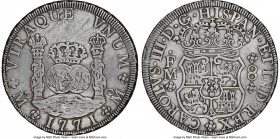 Charles III 8 Reales 1771 Mo-FM XF Details (Cleaned) NGC, Mexico City mint, KM105, Cal-1103. A popular milled type from the reign of Charles III displ...