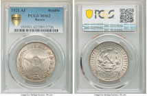 R.S.F.S.R. Rouble 1921-AГ MS62 PCGS, KM-Y84. Appealing for the grade, with sweeping cartwheel luster.

HID09801242017

© 2020 Heritage Auctions | ...