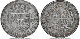 Philip V 8 Reales 1734 M-JF XF45 NGC, Madrid mint, KM336.2, Cal-1357. A fine milled Madrid-minted issue in a commendable state of preservation, boasti...