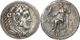 MAKEDONIEN. 
KÖNIGREICH. 
Alexander III. der Große 336-323 v. Chr. Tetradrachmon, postum (320/316 v.Chr.) 16,58g Susa. Kopf des jugendlichen Herakle...
