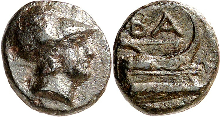 MAKEDONIEN. 
KÖNIGREICH. 
Demetrios Poliorketes 306-287 v. Chr. AE- 10mm (298/...