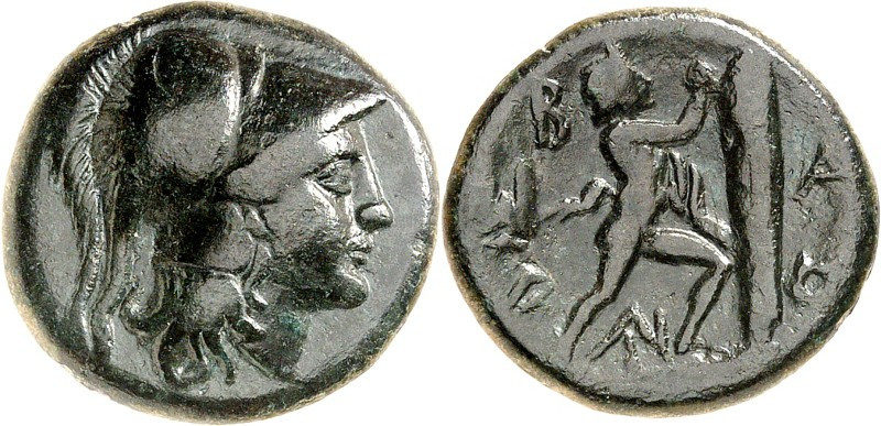 MAKEDONIEN. 
KÖNIGREICH. 
Antigonos Gonatas 277-239 v. Chr. AE-Tetrachalkon 20...