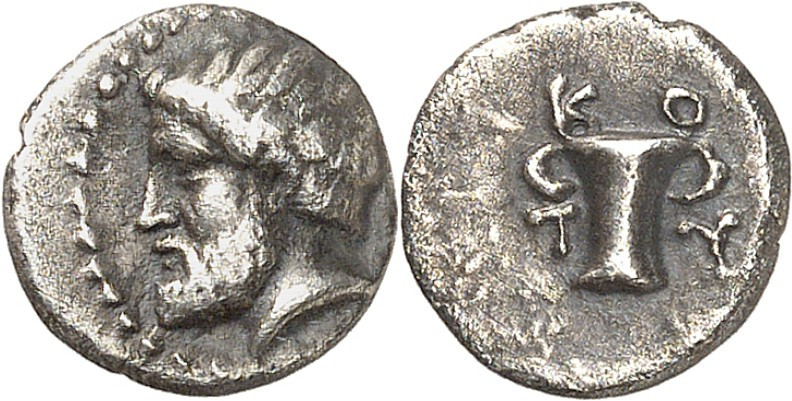 THRAKIEN. 
KÖNIGREICH. 
Kotys I., König der Odrysen 384-359 v. Chr. Hemihekton...