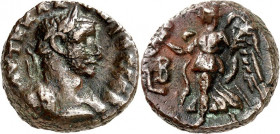 ÄGYPTEN. 
ALEXANDREIA (al-Isqandariyah). 
Claudius II. Gothicus 268-270. AE-Stater ("2"= 269/270) 8,76g. Panzerbüste m. Lkr. n.r. AVT K K LAV DIOC C...