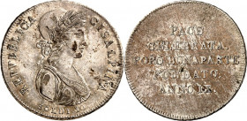 ITALIEN. 
CISALPINE REPUBLIK. 
Revolutinäre Republik. 30 Soldi (1801) IX Ceresbüste n.r./. K.M. 1. . 

ss+