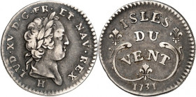 FRANZ. POLYNESIEN. 
Louis XV. 1715- 1731 12 Sols 1731 H. Gad. 2. . 

ss