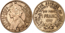 MARTINIQUE. 
1 Franc 1897. K.-M. 41. . 

ss