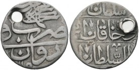 OSMANISCHES REICH.
Ahmed III. 1702-1730 (1115-1143&nbsp;AH). 1/4 Abbasi 1115 AH 1,28g, geprägt in Eriwan nach der Eroberung 1724 (osmanische Besetzun...