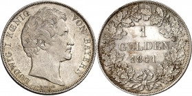 Bayern. 
Ludwig I. 1825-1848. Gulden 1841. AKS 78, J. 62. . 

vz-