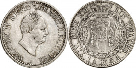 Hannover, Kgr.. 
Wilhelm IV. 1830-1837. Taler 1834. AKS 62, J. 49, Th. 152. . 

ss/ss-vz