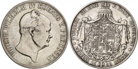 Preussen. 
Friedrich Wilhelm IV. 1840-1861. Doppeltaler 1855&nbsp;A. AKS 70, J. 82, Th. 259. Neum.19. 

s/ss