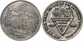 DEUTSCHE STÄDTE. 
Alphabetisch. 
KÖLN. Medaille 1983 (o.Sign.) a. d. 100. Stiftungsfest des "Männerchores Köln-Mülheim", 1983. Emblem mit Kölner und...
