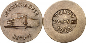 MEDAILLEURE des XIX. bis XXI. Jh.. 
DEUTSCHLAND zeitgenössisch nach 1945. 
HAACKE, Harald *1924 Wandlitz +2004 Berlin. Medaille 1963 (o. Sign.) a.d....