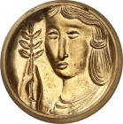MEDAILLEURE des XIX. bis XXI. Jh.. 
DEUTSCHLAND zeitgenössisch nach 1945. 
JAEKEL, Joseph *1907 Wallmenroth +1985 Köln. Eins. Medaille o.J. Weibl. B...