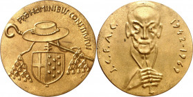 MEDAILLEURE des XIX. bis XXI. Jh.. 
DEUTSCHLAND zeitgenössisch nach 1945. 
MOOS, Helmut *1931 Beuel. Medaille o.J. (1979) a.d. Tod von Josef Kardina...