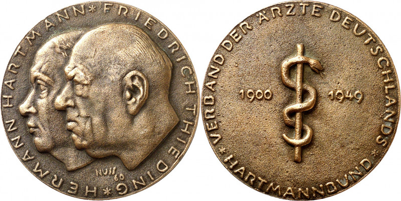 MEDAILLEURE des XIX. bis XXI. Jh.. 
DEUTSCHLAND zeitgenössisch nach 1945. 
NUS...