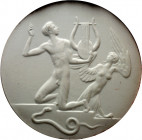MEDAILLEURE des XIX. bis XXI. Jh.. 
DEUTSCHLAND zeitgenössisch nach 1945. 
SCHÜTZ, Siegmund *1906 Dessau +1998 Berlin. Medaille 1974 (b. KPM, Berlin...
