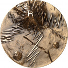 MEDAILLEURE des XIX. bis XXI. Jh.. 
JAPAN. 
NISHI, Izumi *1954. Medaille o.J. (1989) RAISING "R"-PASSION ("Wachsende "R"-Begeisterung"). 3&nbsp;"R"-...
